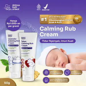 Calming Baby Cream 50g | Calming Rub | Krim Penghangat, Tidur Nyenyak, Imun Kuat | Pereda Kembung Baby