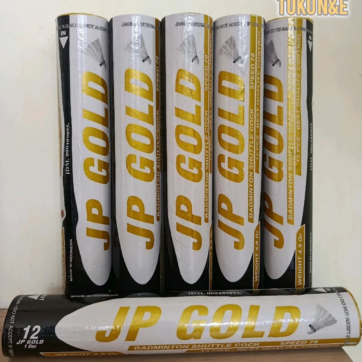 Shuttlecock JP GOLD kok badminton Original