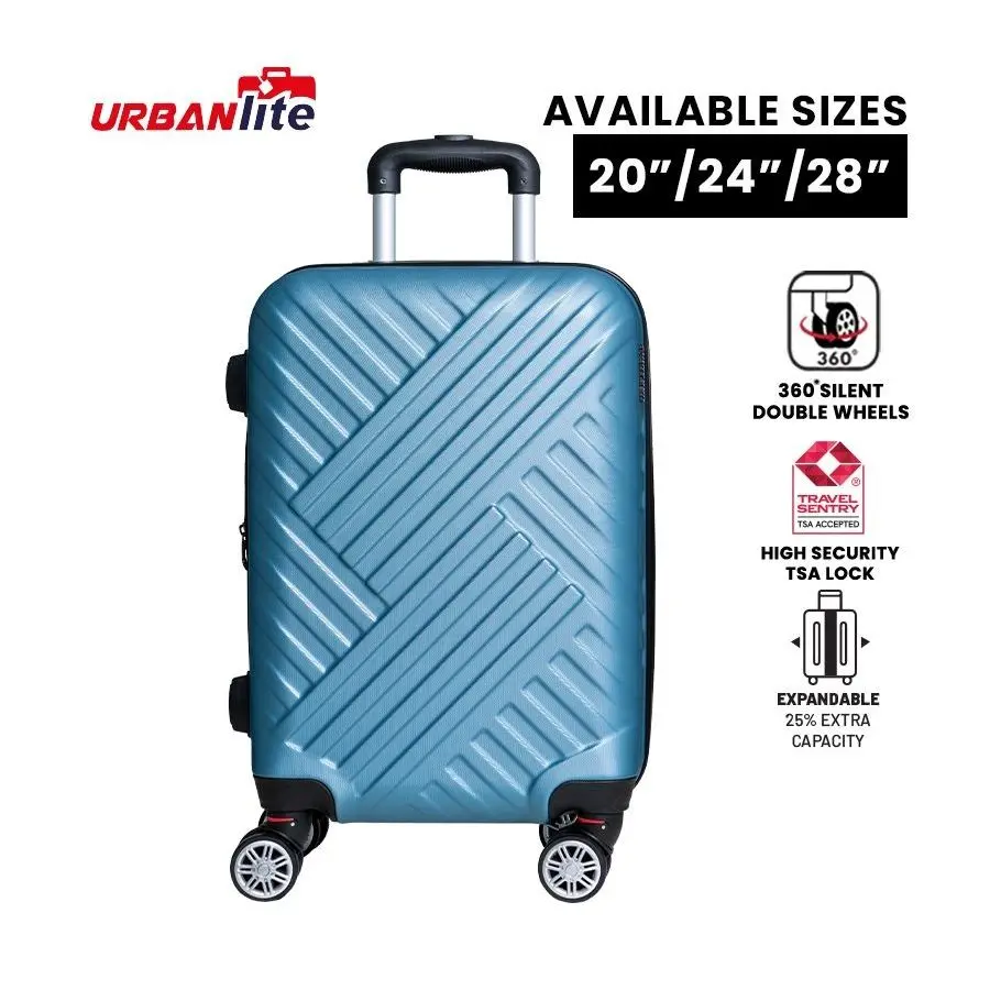 URBANlite WEAVE 20" / 24" / 28" 360° 8-Wheel Spinner | TSA Lock I Expandable |Hard Case Luggage-