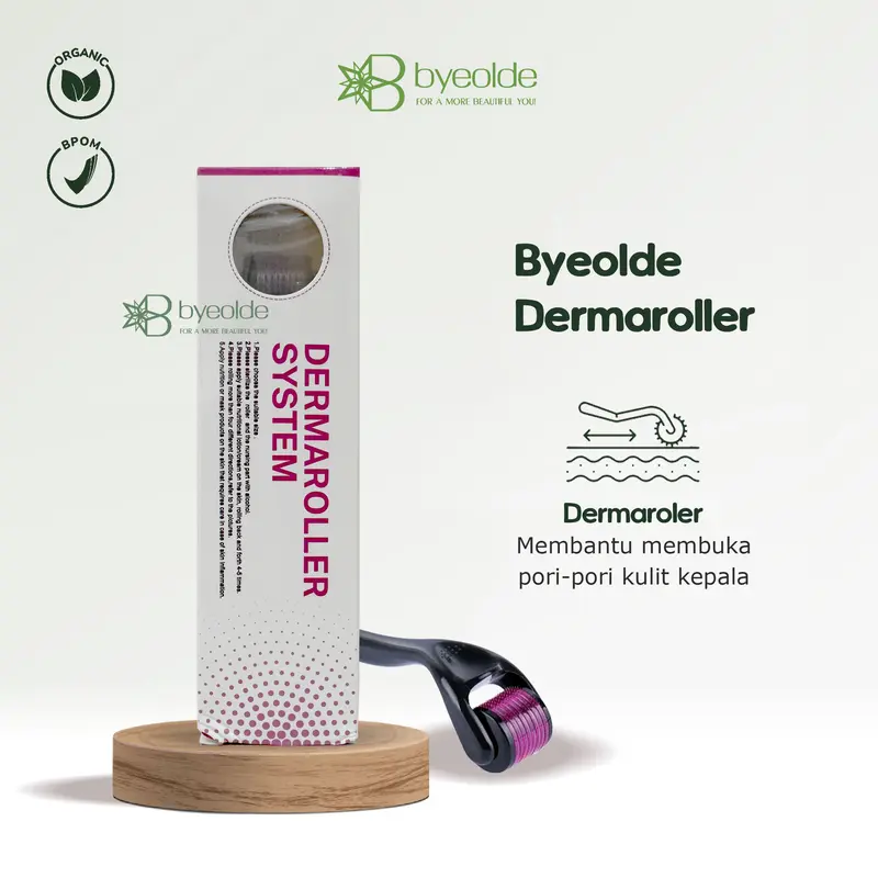 dermaroller 0.5 mm for hair growth - hair stimulator 1