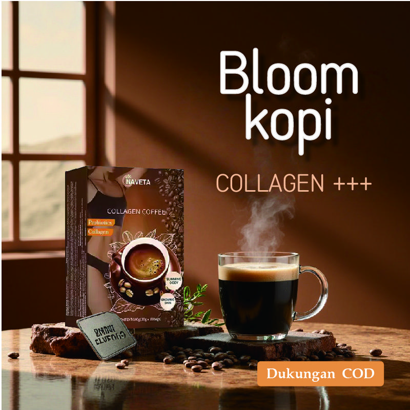 Bloom Collagen Coffee 60g KOPI COLLAGEN - 1 BOX ISI 12 SASET 0