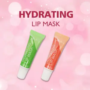 Gietin Sweet Hydrating Lip Mask Premium watermelon matcha Masker Scrub Pencerah Bibir Kering Kusam Lipmask