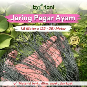 Jaring Pagar Kandang Ayam ( Lebar 1,5 Meter Panjang 20-25 Meter ) pagar ayam