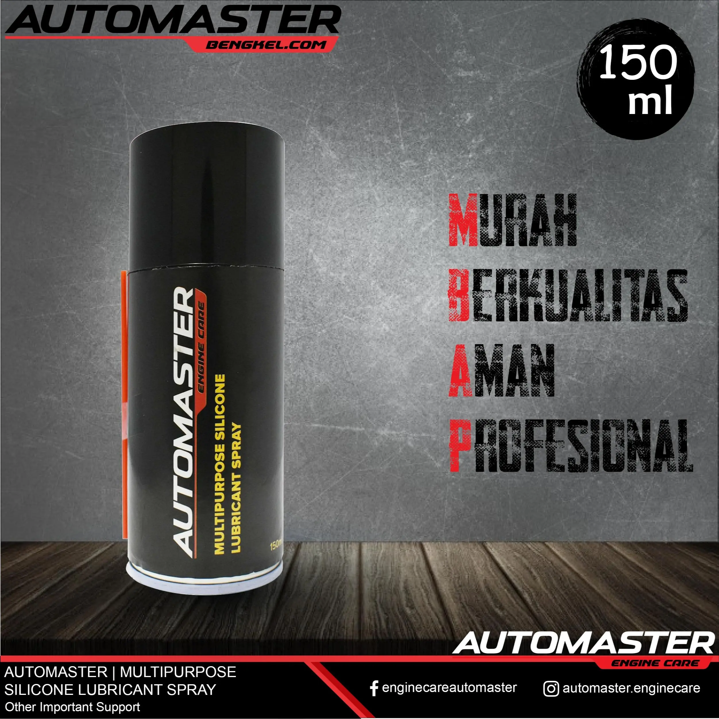 Multipurpose Silicone Spray 150ml - Automaster 150 ml