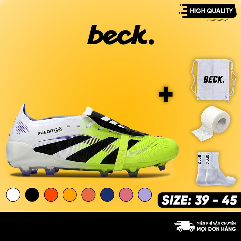 Giày Bóng Đá Pre Da Tor 25 Elite Tongue, BECK, Đế Đinh FG, Bám Sân, Các Màu Sắc, Sân Cỏ Tự Nhiên