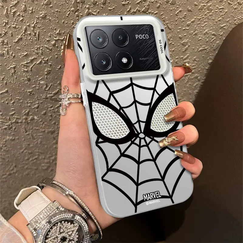 Casing Hp Hardcase Spiderman For Redmi K70E POCO X6PRO(5G） Marvel Case Glossy 3