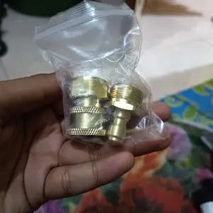 【COD】2PCS Konektor Adaptor M22 *1.5 Untuk Pressure Washer 1/4 Quick Release Jet Cleaner Perlengkapan Tembaga Sambungan