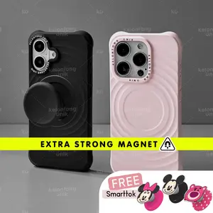 ◤FREE SMARTTOK◥ KELONTONG UNIK | [Exclusive] ORIGIN PRO Silicone Magsafe Case Suede Velvet Magnetic EXTRA STRONG MAGNET - Hardcase/ Softcase Casing HP for iPhone 11 12 13 14 15 16 17 PRO PROMAX PLUS ,CIMO