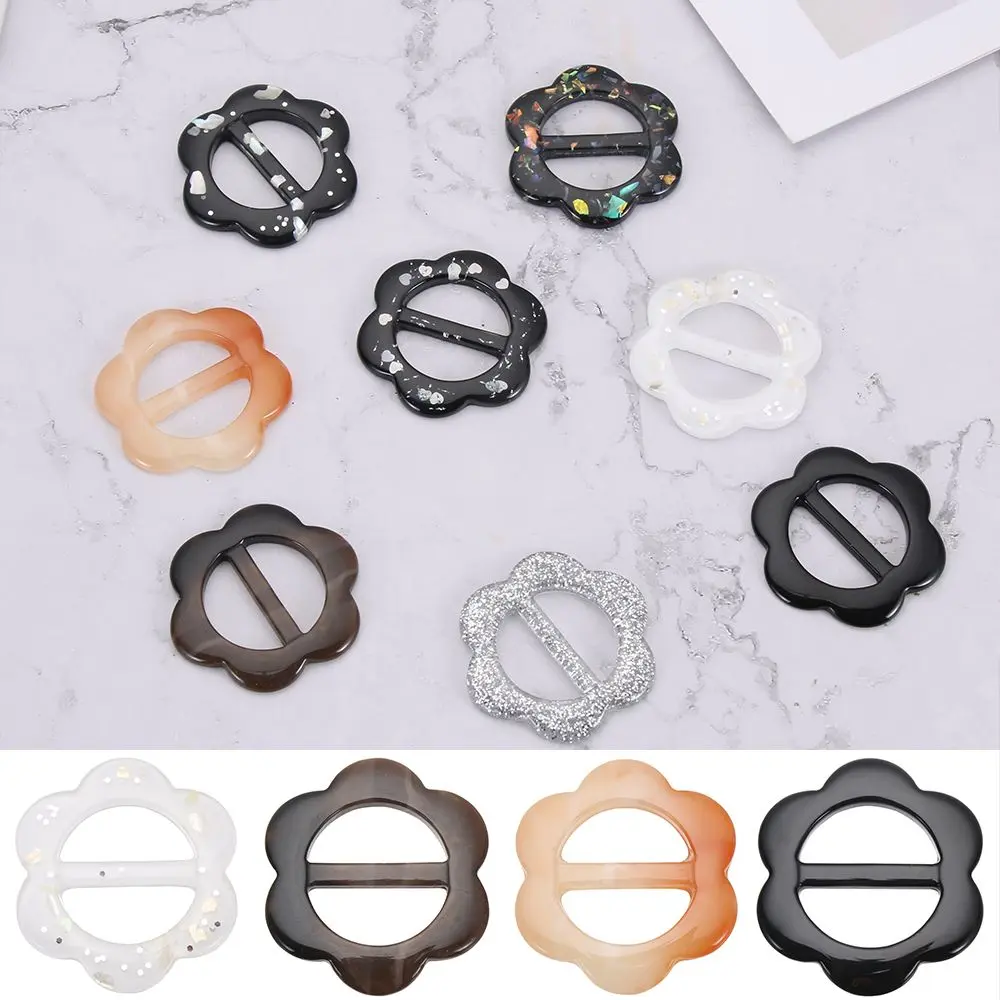 youmoot Corner Knot Clothing Decor Coat Waist Button Crafts Garment Accessories Shirt Button Belt Buckle Scarf Clips Ring T-shirt Clips