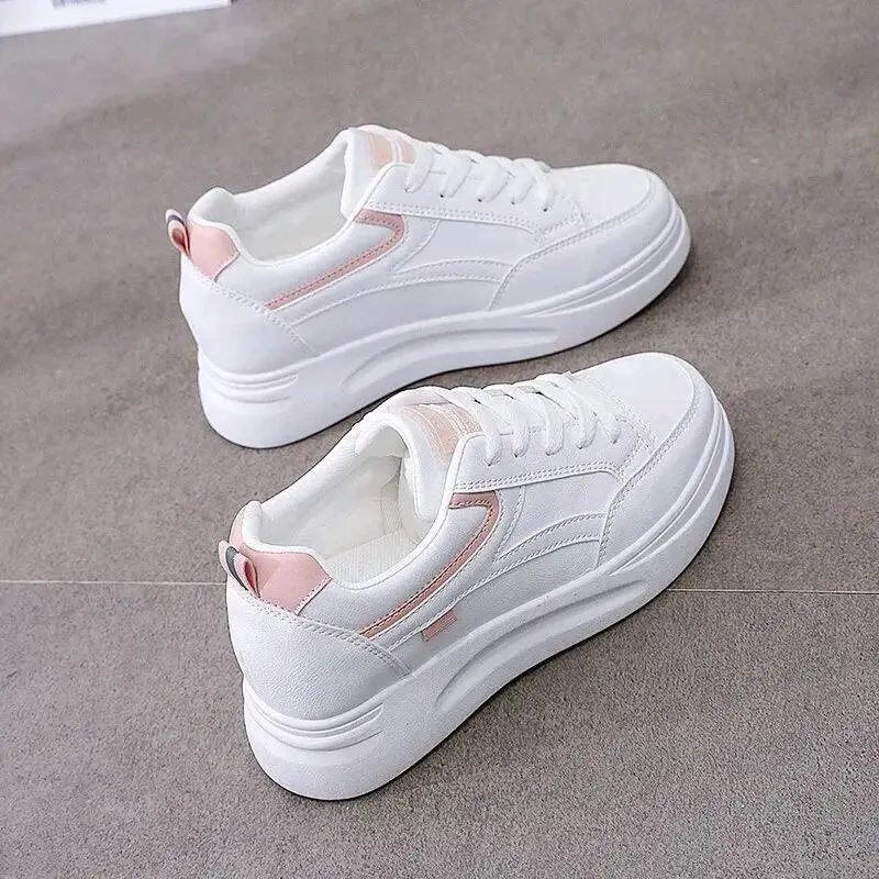 DK Sepatu Wanita Shoes Casual Sport Korean Style Olahraga Senam Snac Sneakers Cewek 3