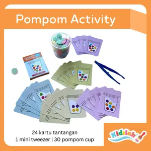 KIDSINK Mainan kartu edukasi EDUCATION CARD ACTIVITY busy activity card paket kartu edukasi