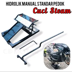 HIDROLIK CUCI MOTOR MANUAL Alat Cuci Motor Portabel Standar Pedok Cuci Steam Motor Cocok untuk Semua Jenis Kendaraan