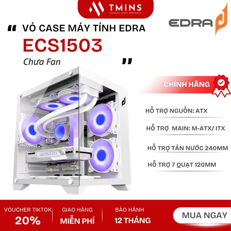 Vỏ CASE máy tính EDRA ECS1503 (Không Fan)