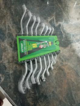 Product Review of Kunci Ring Pas Set 8 Pcs Kombinasi + Kunci Double Ring Offset Spanner Set 8 Pcs + Kunci Ring 1 Set Lengkap Victory Tools - Alat Perbaikan Kendaraan Motor-Mobil from ** a**r 1