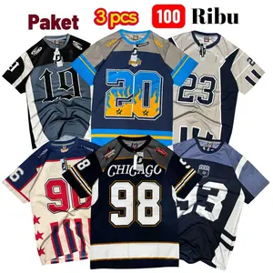 PROMO 3 PCS 100 RIBU Jersey Dame & Bola Milano Driyfit Sport Olahraga Pria Wanita Size M-XXXL Bahan Jersey Milano 24 Warna Mix Warung