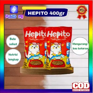 HEPITO Pakan Kucing 400gram Freshpack Cat Dry Food 400 gram