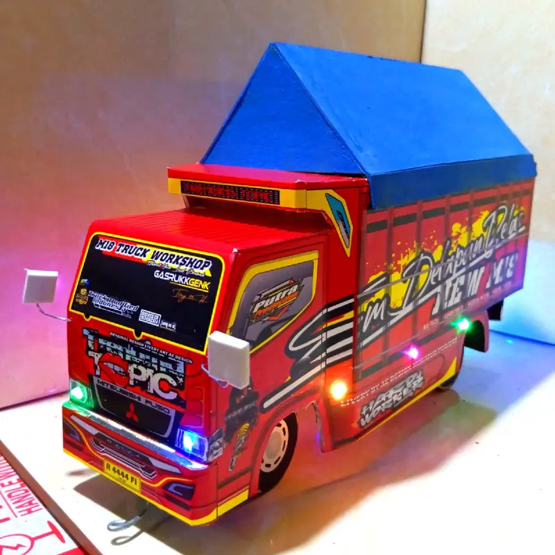 PROMO MURAH MINIATUR TRUK OLENG LAMPU TERPAL COD Hadiah 2