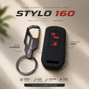 Cover Remot Stylo 160 Dan Gantungan Kunci Stylo 160 Bahan Berkualitas