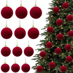 12 Bolas Navideñas, Adornos para Árbol de Decoración del Hogar, Perfectas para Navidad, Acción de Gracias, Cumpleaños y Bodas, Opción Hecha a Mano