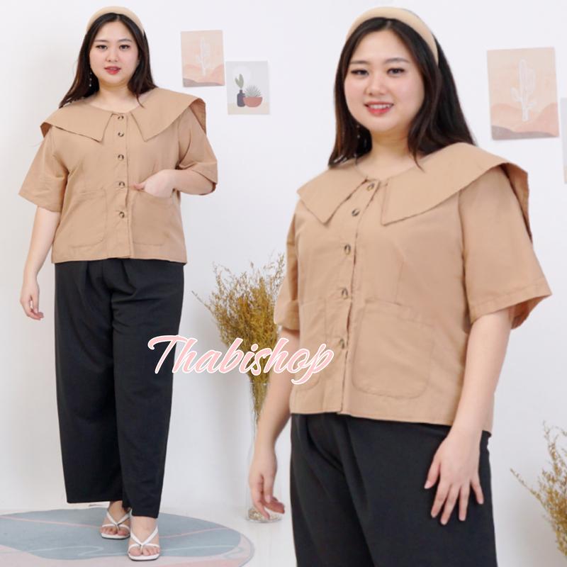 THABISHOP / BLOUSE TIMY / BLOUSE / BLOUSE KOREAN STYLE JUMBO / ATASAN / BAJU JUMBO / BAJU ATASAN / BAJU LEBARAN / OOTD 8