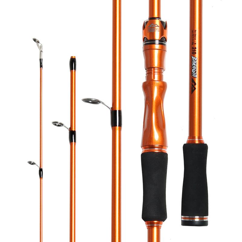 Product Introduction of BAKAWA Casting Spinning Fishing Rods 1.8M 2.1M UltraLight Travel Feeder Pole 4 Sections EVA Handle Baitcasting Fish Rod Pesca 11