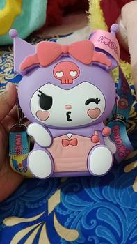 Product Review of Tas Slempang Anak 3D Kuromi Koin Mini Silikon from A**i 0
