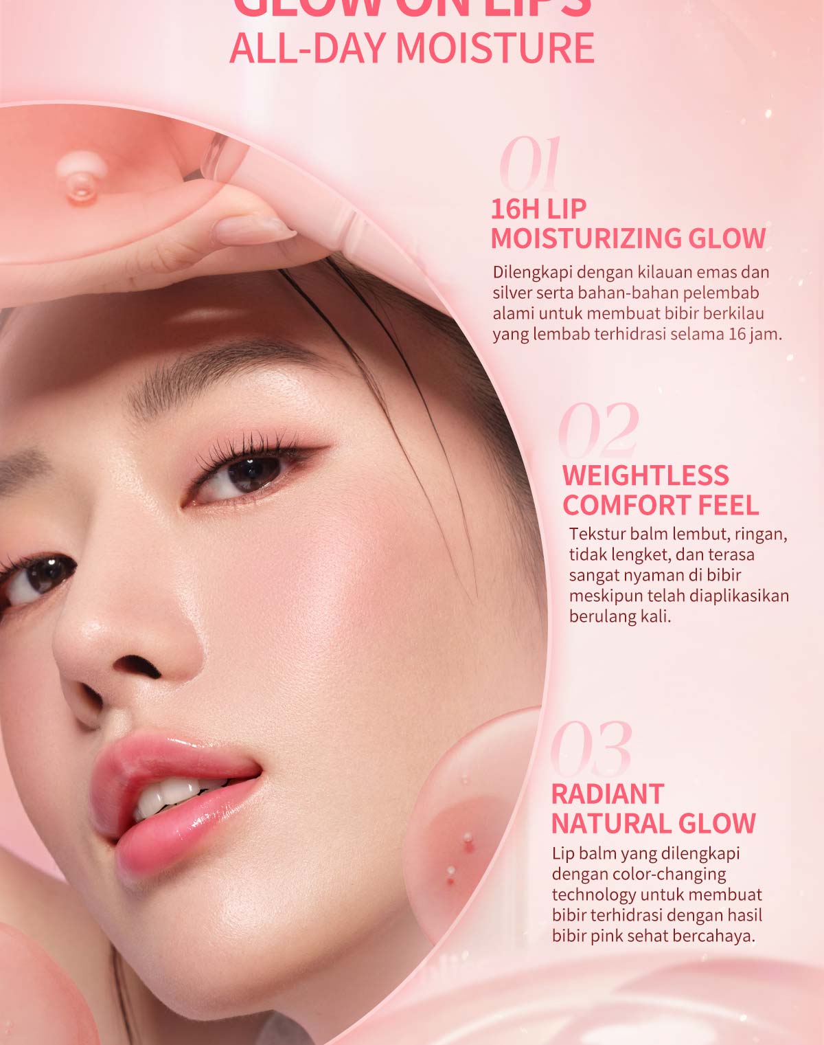 BNB barenbliss Gold Makes Gorgeous & Silver Makes Stunning Lip Balm | Lip Balm Glossy, Pelembab Bibir, Anti Bibir Kering