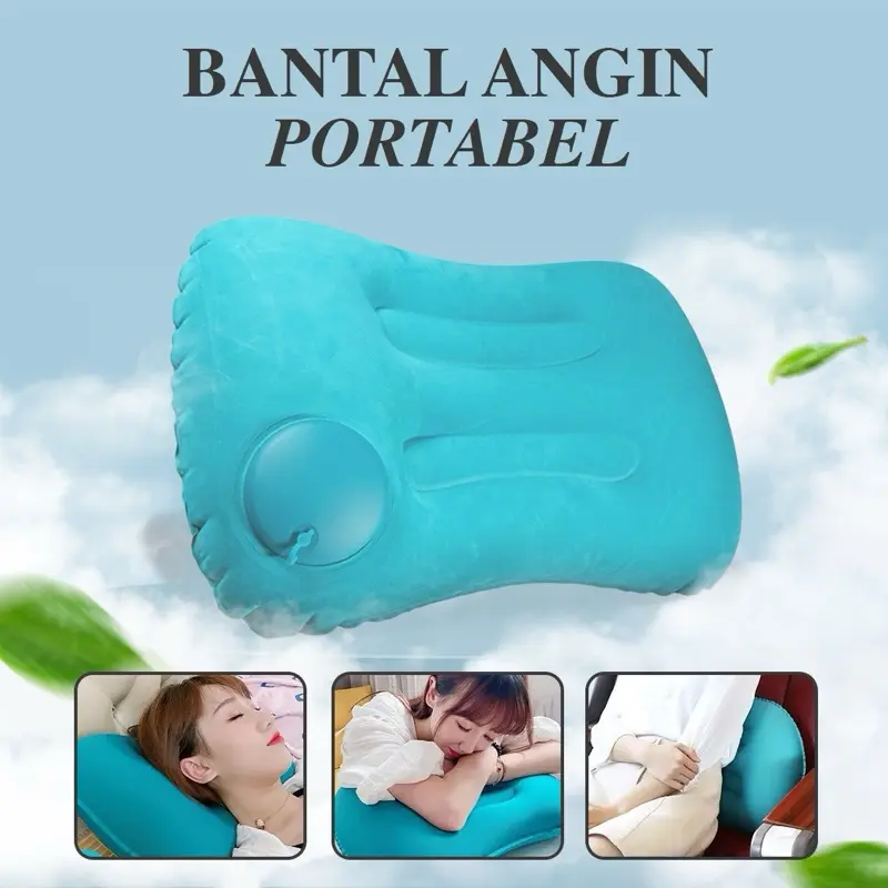 Bantal Angin Pompa Tangan F807 - Bantal Angin Lipat Portabel untuk Mobil dan Motor - Car,Motorcycle mapun outdoor
