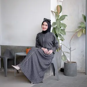 JUWITA LABEL - SYIFA Dress Gamis Motif Rayon