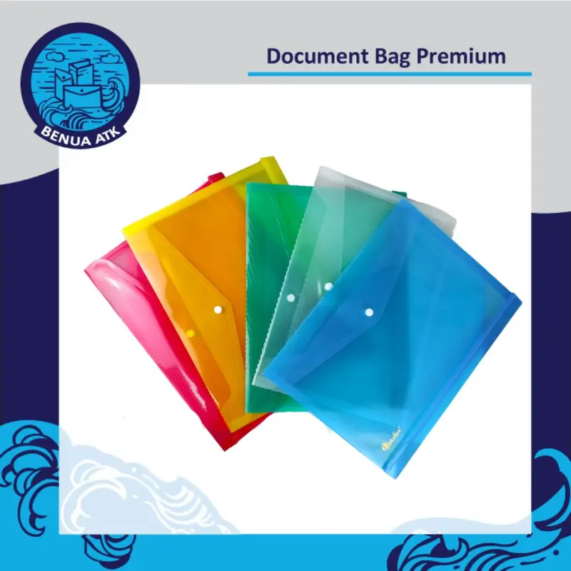 Map Plastik Kancing / Document Bag Premium Dataflex [isi 12pcs] DF-7121 5