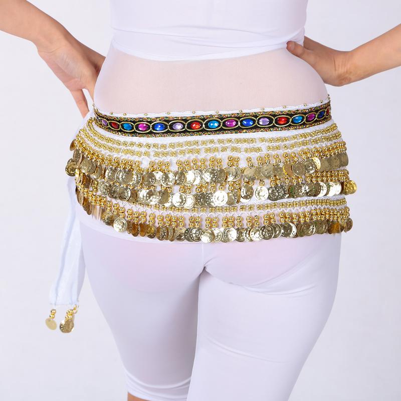 Khăn Quàng quàng cổ Quấn Hông, Múa Bụng, Lấp Lánh, Thắt Lưng Hông, Dây Chuyền Đeo Hông, Váy Kim Sa, Thích Hợp Cho Vũ Công Câu Lạc Bộ, Khiêu Vũ Latin, Khiêu Vũ Tango Và Vũ Đạo 3