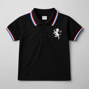 FIZZGE Baju Polo Anak Kaos Kerah List LION Anak Kaos T-shirt Kaos Distro Anak 100% Soft PE Pique Premium Unisex Reguler Fit Kualitas Jahitan Terbaik Sablon DTF