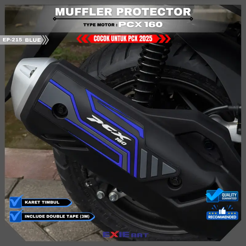 MUFFLER PROTECTOR MOTORCYCLE KNALPOTPCX 160 2025 RoadSync - AKSESORIS PCX 160 6