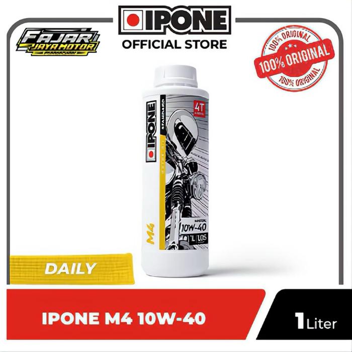 Gambar Ipone M4 10w40 1 Liter Mineral Motul kendaraan bermotor mesin motorcycle oil oli dari Fajar Jaya Motor Purwasari Kab. Karawang Tokopedia