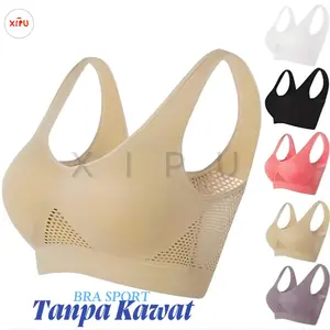 Bra Sport Gym Yoga Tank Top Olahraga Wanita Tanpa Kawat BH Jumbo ABH29