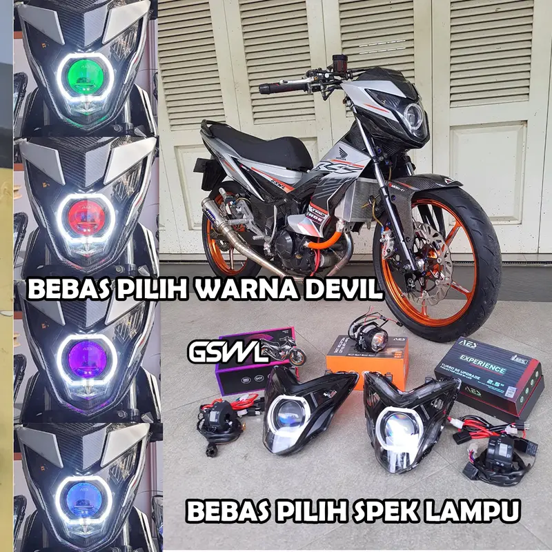 Biled Honda Sonic 150R - Tinggal Pasang! Lampu Motor 2