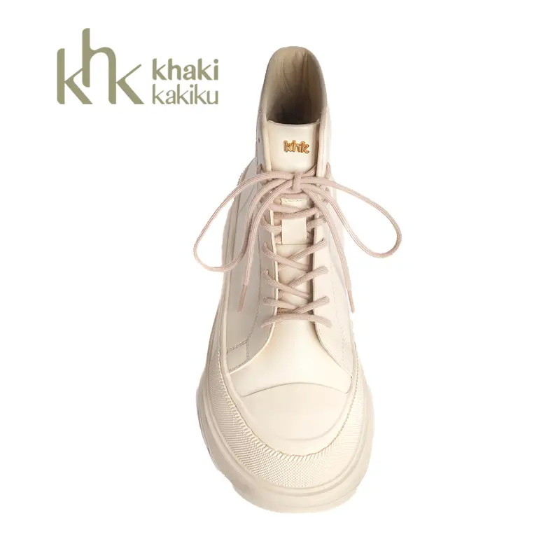 KHK by Khakikakiku Jenna Swizzle Cream Boots 3