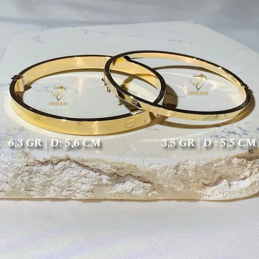 gelang bangle fashion kadar 8K