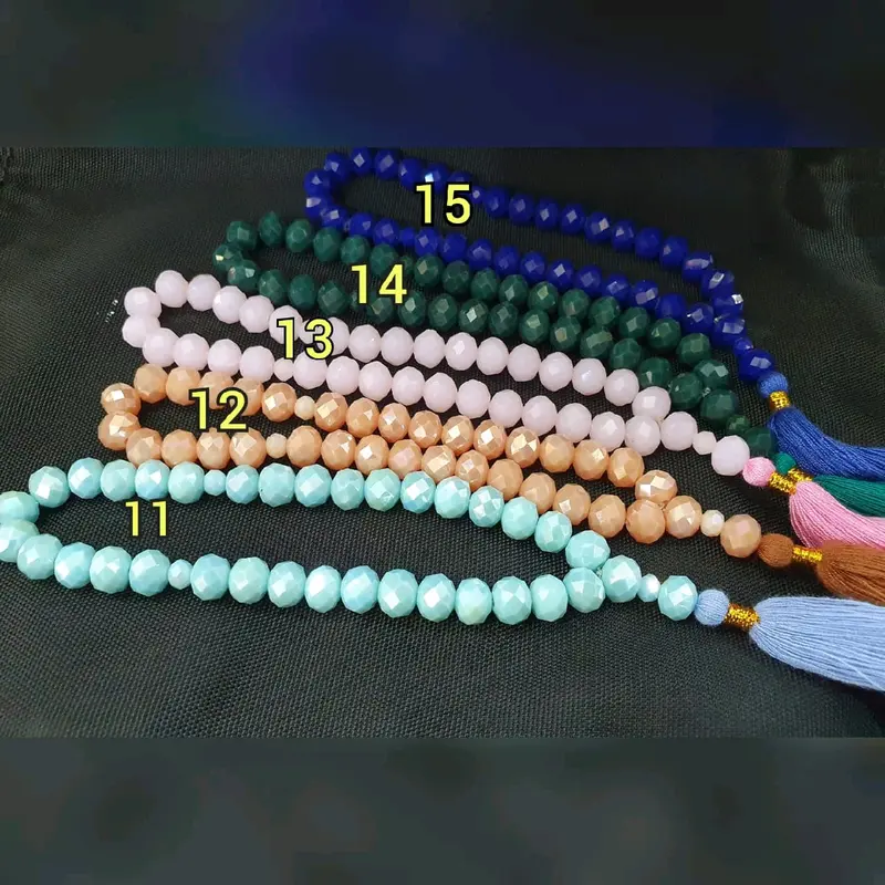 Tasbih kristal 33 ukuran 10mm Muslim 2