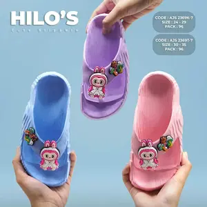 Sandal Jepit Sandal Anak Bahan EVA Empuk Tidak Licin Model Labubu Lucu Terbaru