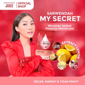 SARWENDAH JUICE (MY SECRET) SARWENDAH MY SECRET RASA LEMON 150 GRAM