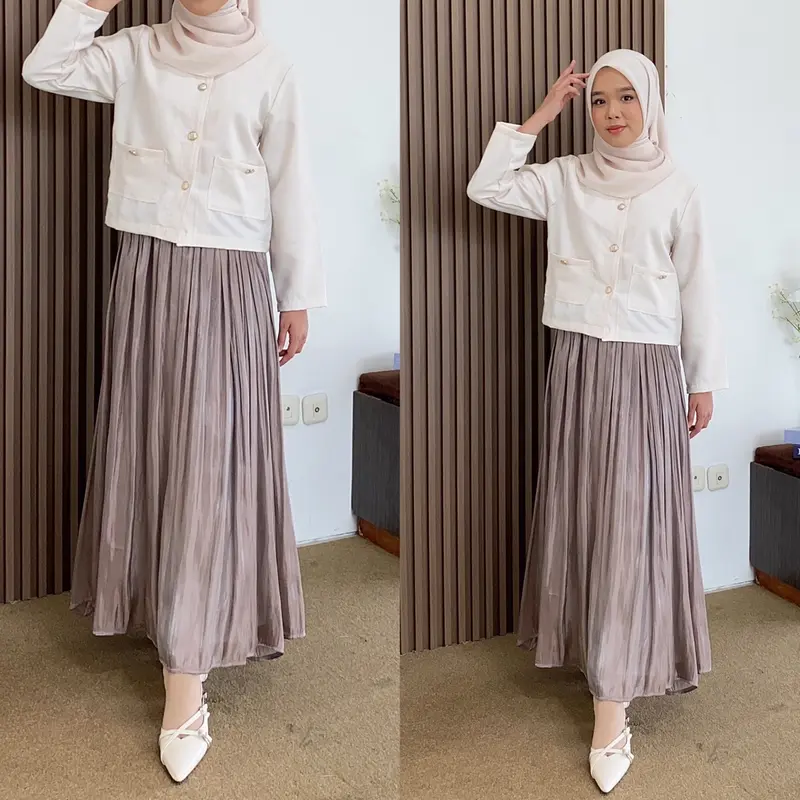 Aleka - (Tebus Murah) Claudia Skirt Casual Hari Raya (READY LANGSUNG KIRIM) 4