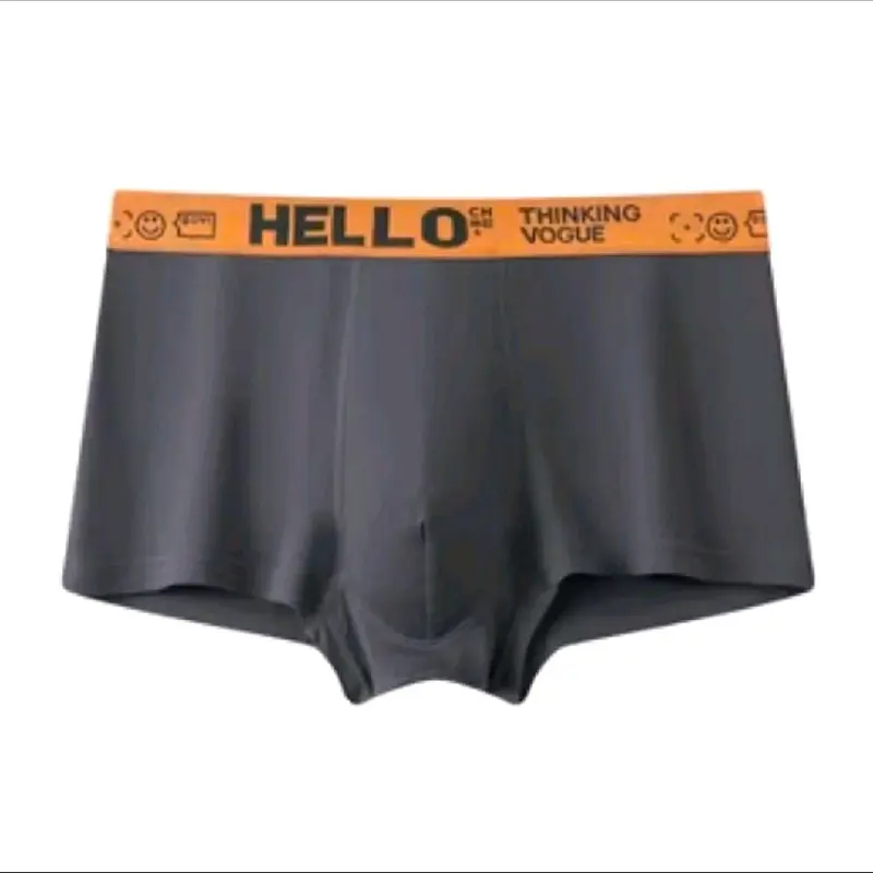 PAKET 6 PCS Celana Dalam Boxer Pria Hello Ice Silk Adem Lembut Tipis Antibakteri CDP006 Nyaman priamurah 4