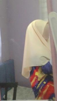 Product Review of SS: TUDUNG SEKOLAH DUA LAPIS PLUS SIZE KOSHIBO LICIN TUDUNG SEKOLAH PENGAWAS BERWARNA Biru Hijau Merah Hitam from e**z 1