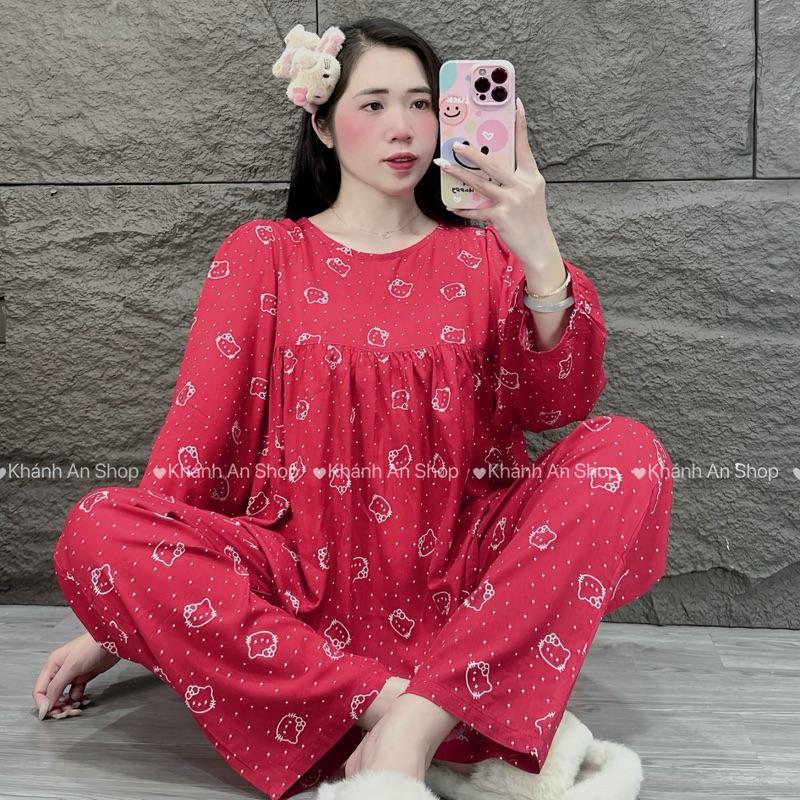 SA.LE SA.LE T10 Fom Quần Dưới 1m6 Cao Hơn Sẽ Ngắn M L Dưới m55 - Khánh An Shop Babydoll KA158 - Đồ Bộ Tole Lanh Nữ Mặc Nhà Áo Cổ Tròn Tay Dài Quần Dài.