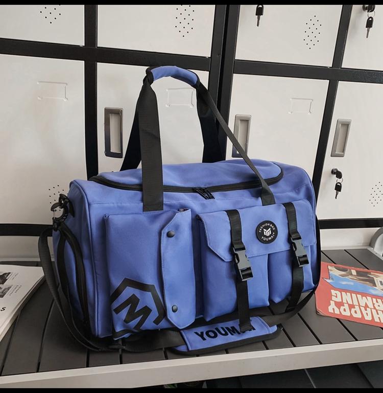 Product Introduction of Travel Bag Multifunctional Backpack Crossbody Handbag Luggage Bag Dry Wet Gym Bag#983 16