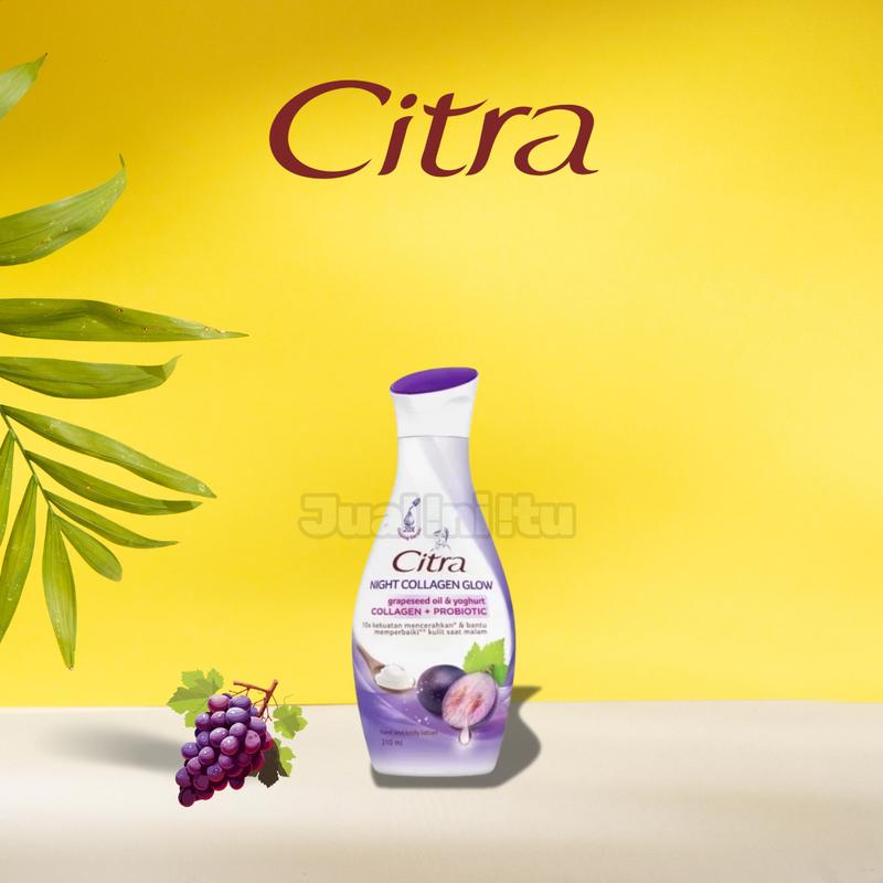 Citra Hand & Body Lotion 210ml, 380ml - Bengkoang, Pearly, Night Collagen Pencerah Tubuh Mencerahkan 2
