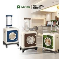 Gambar U-Living Troli Keranjang Belanja 2in1 Pet Stroller Hewan Lipat Portable 4 Roda Trolley Koper Serbaguna STO055 - Hijau - Hanya Troli dari Joybosid Kota Bekasi 1 Tokopedia