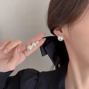 【Sktlz】s Wanita Niche Design Sense Earrings Temperament Trendy Earrings