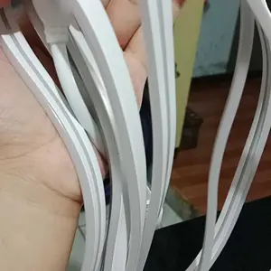 NEON FLEX 220V PERMETER / LAMPU HIAS KAMAR LED NEON SIGN LED SELANG NEON FLEX AC 220V LED METERAN LAMPU PLAFON Biru Blue Cafe